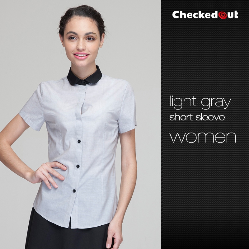 women shirt sleeve grey shirt 